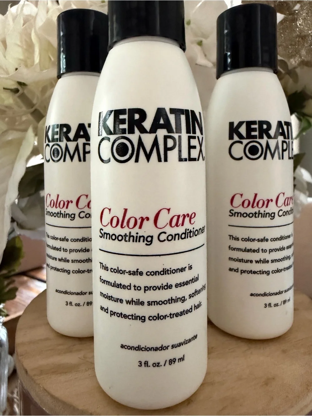 LOT OF 3 Keratin Complex (3) 3 oz travel size Conditioner color care NEW